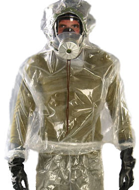 chemical attack suit